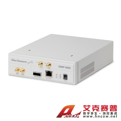 美國(guó)NI USRP N200 套件（USRP N200、2 根 SMA 隔板射頻電纜、以太網(wǎng)電纜、電源）
