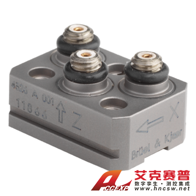 HBK 4326-A-001型  微型三軸壓電電荷型加速度計，帶槽，不含電纜