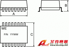 Wurth Elektronik WE-LAN 以太網變壓器 749010040