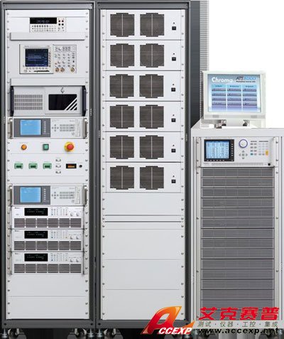 艾克賽普 Chroma 8000 光伏逆變器自動測試系統圖片