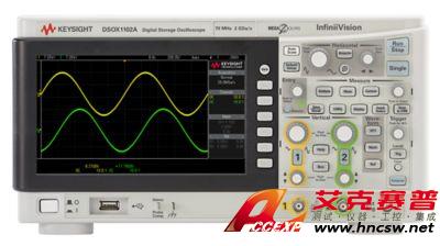 keysight是德 DSOX1102A 示波器：70/100 MHz，2 個模擬通道