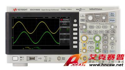 keysight是德 EDUX1002G 示波器：50 MHz，2 個模擬通道